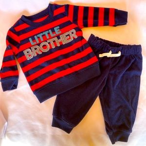 Little brother 2pc set 3-6m